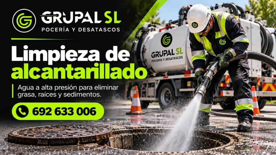 Limpieza de alcantarillado
