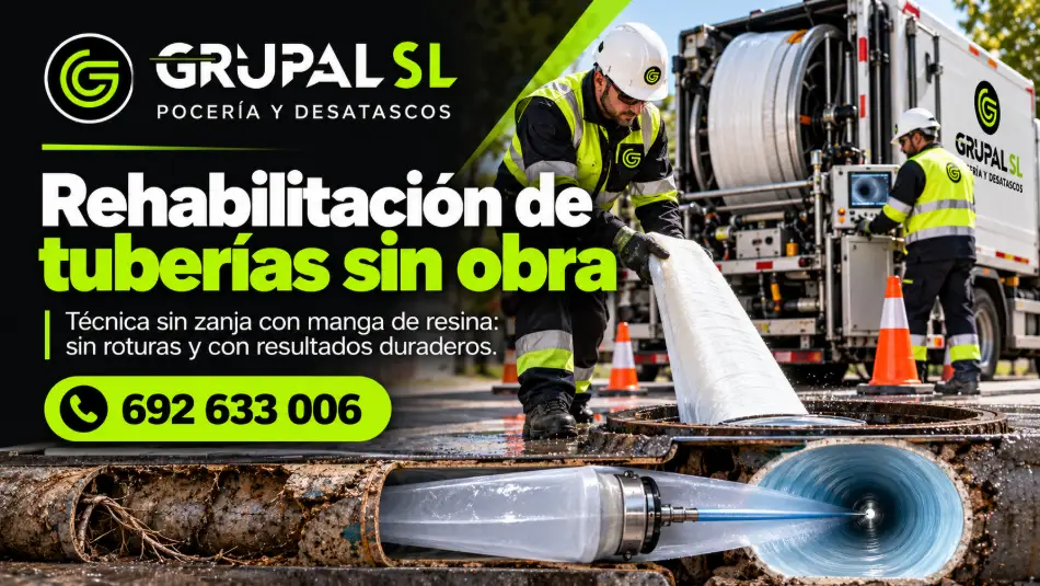 Rehabilitacion de tuberias sin obra